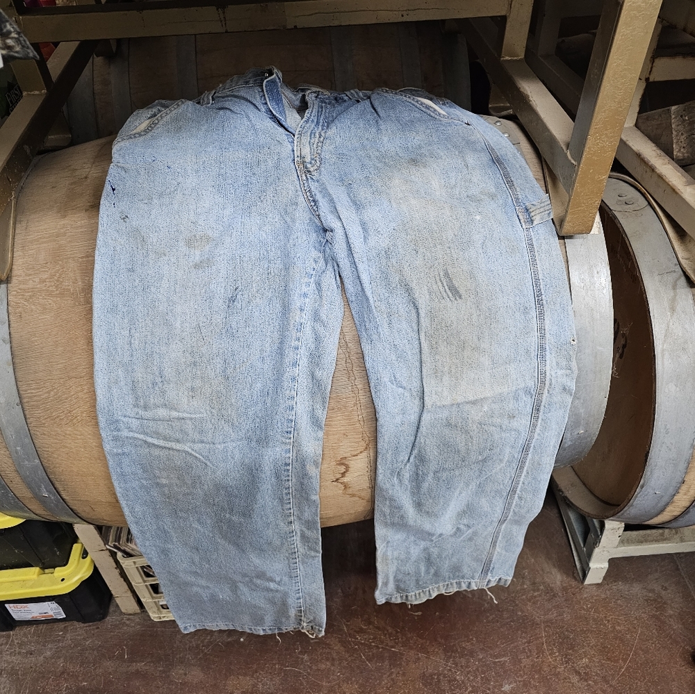 Natutally Distressed Levi's Carpenter Men's Jeans